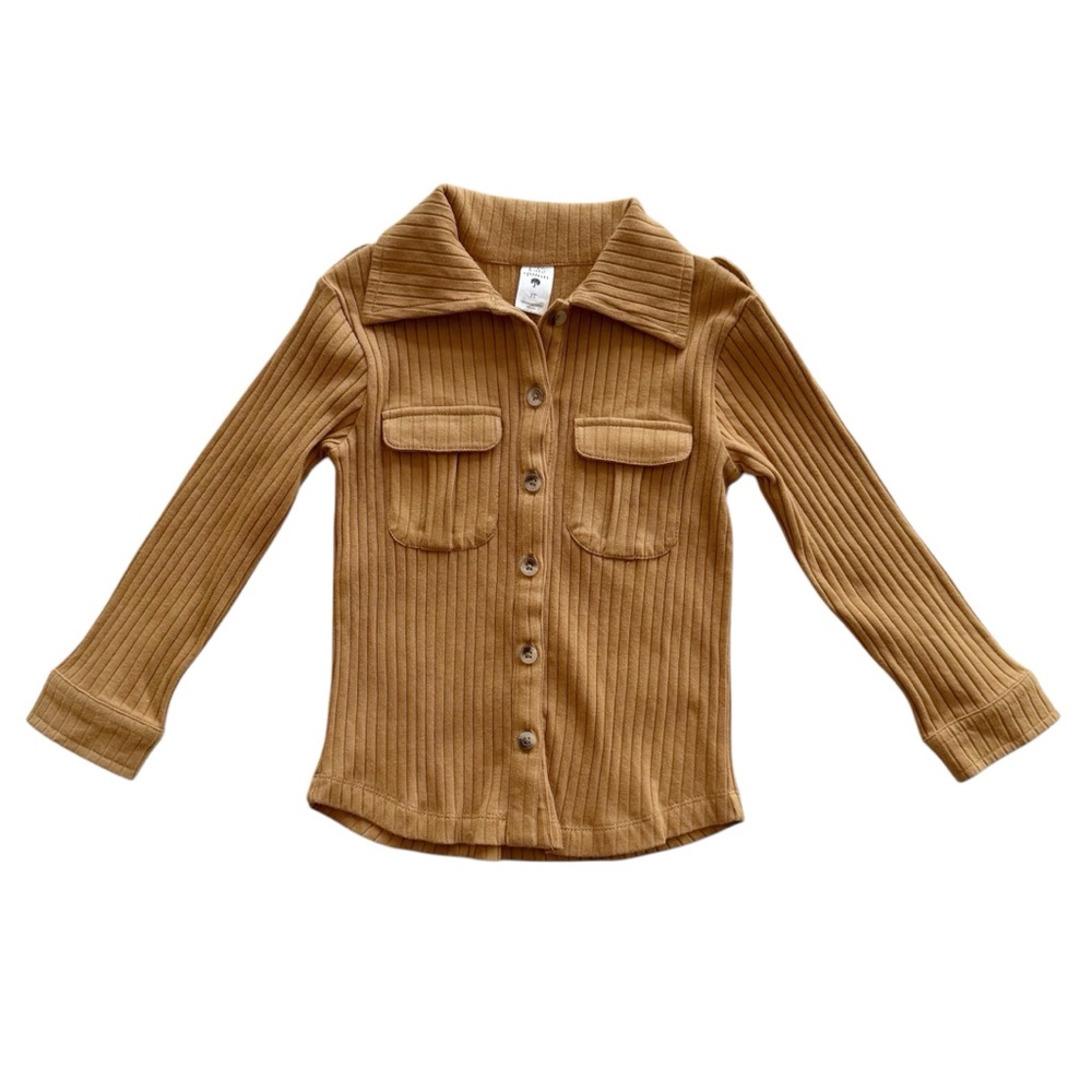 Kate Quinn Ribbed Military Shirt 3T